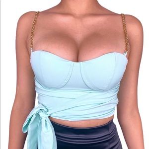 Mint Crop Top